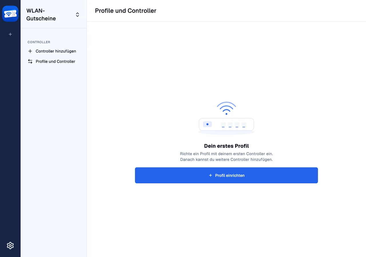 First launch · desktop · de · light
