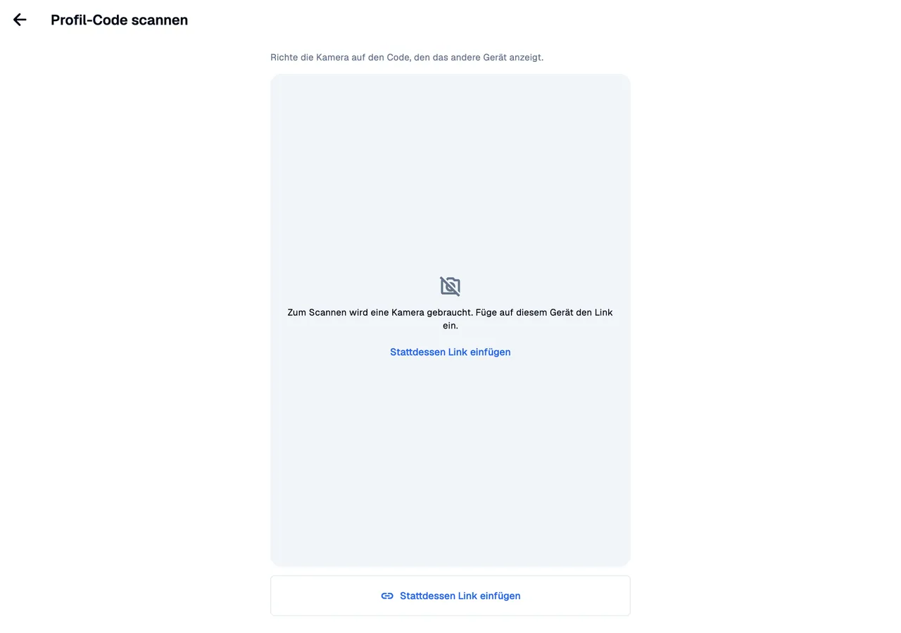 Scanner: link fallback · desktop · de · light