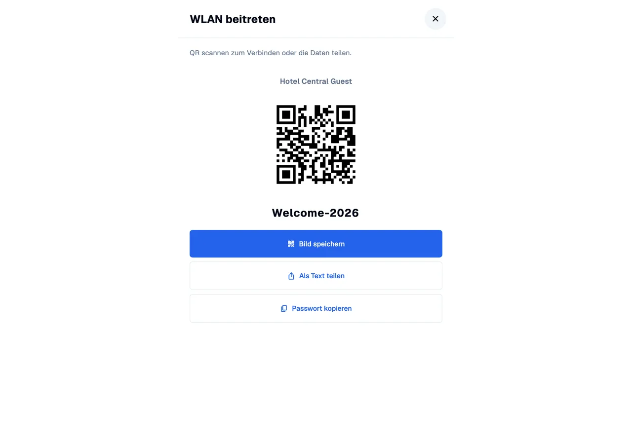 WiFi join card · desktop · de · light