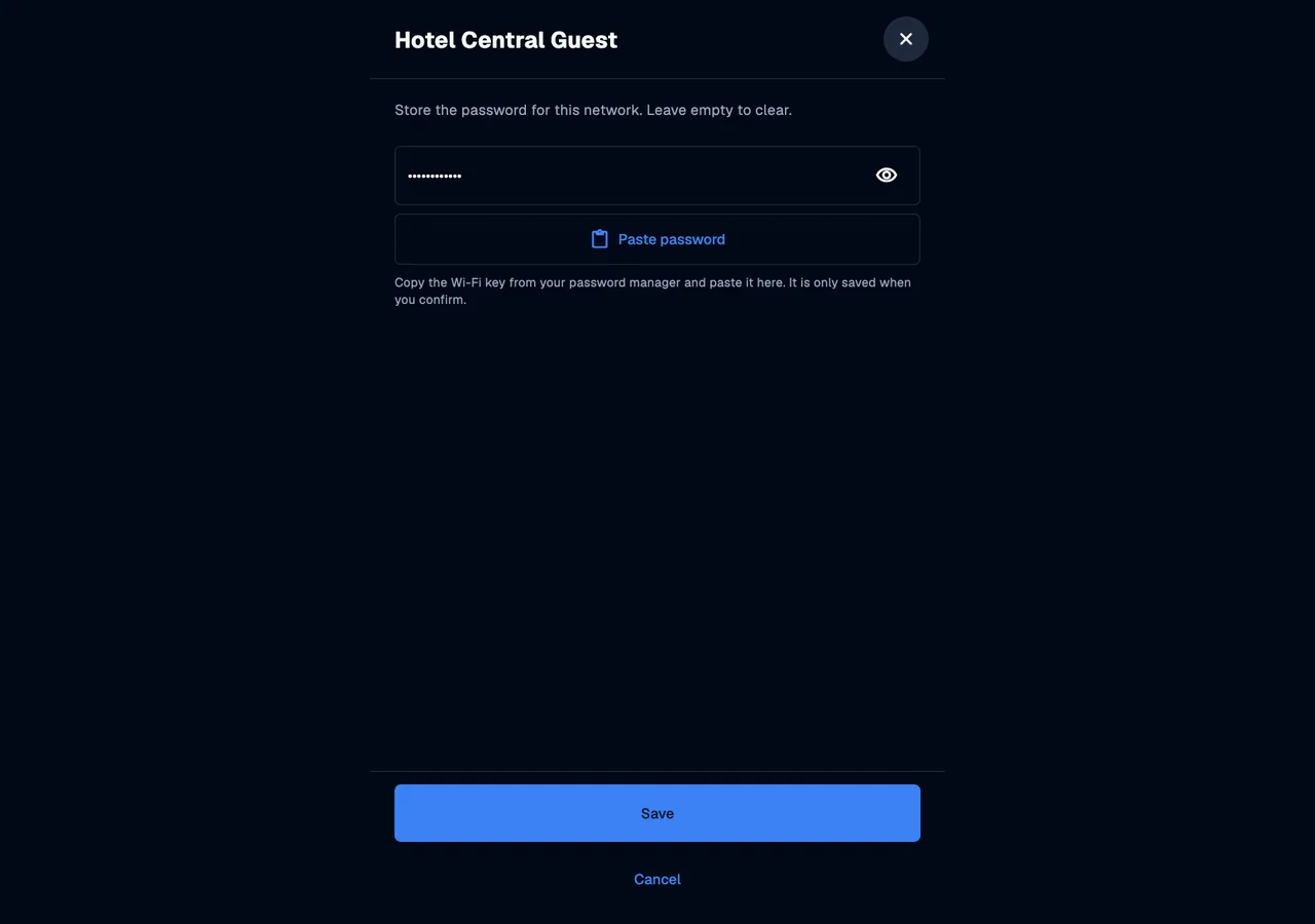 WiFi password · desktop · en · dark