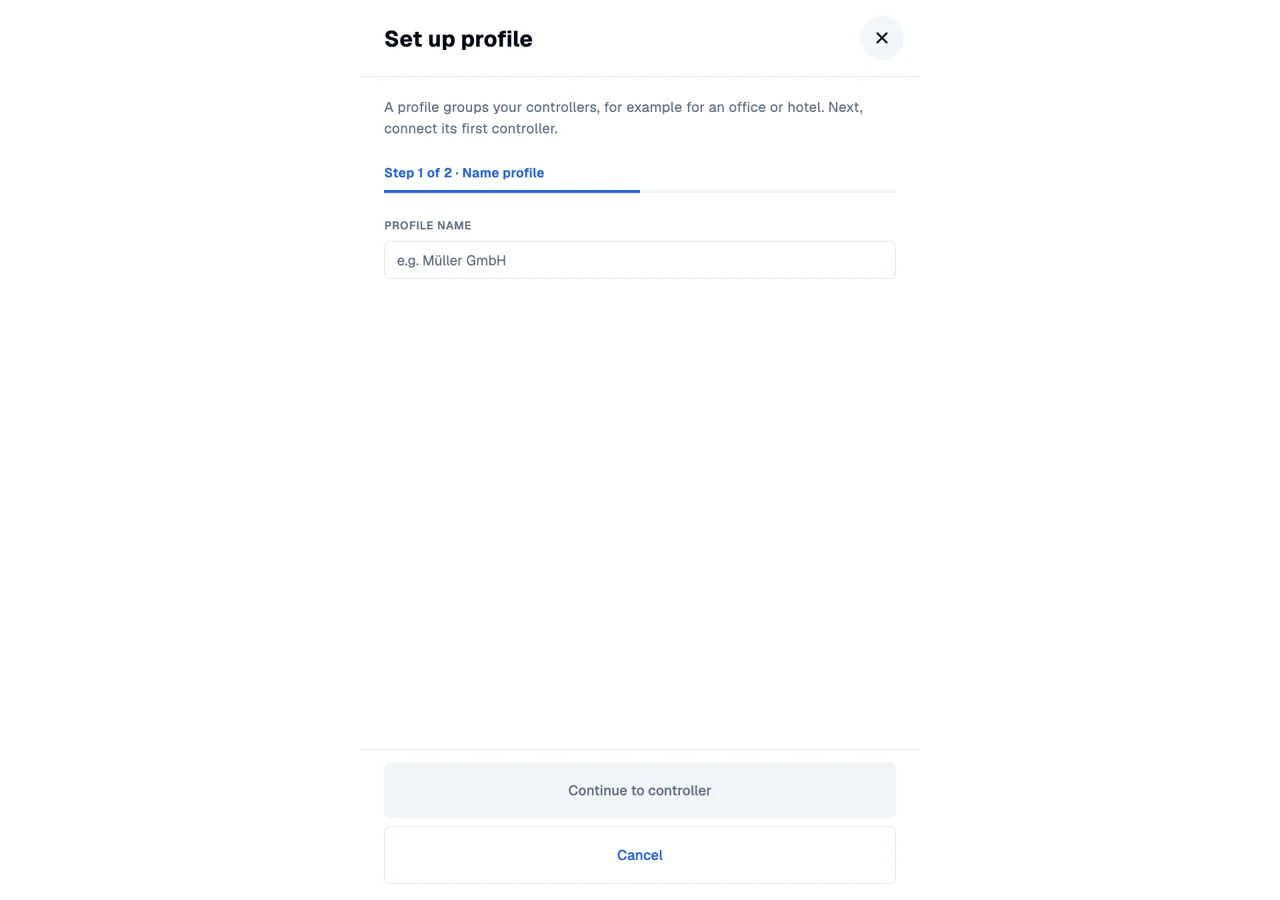 Name a profile · desktop · en · light